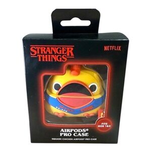 Stranger Things Air Pods Pro Case Squawk Duck Chicken Fits Gen 1 & 2
